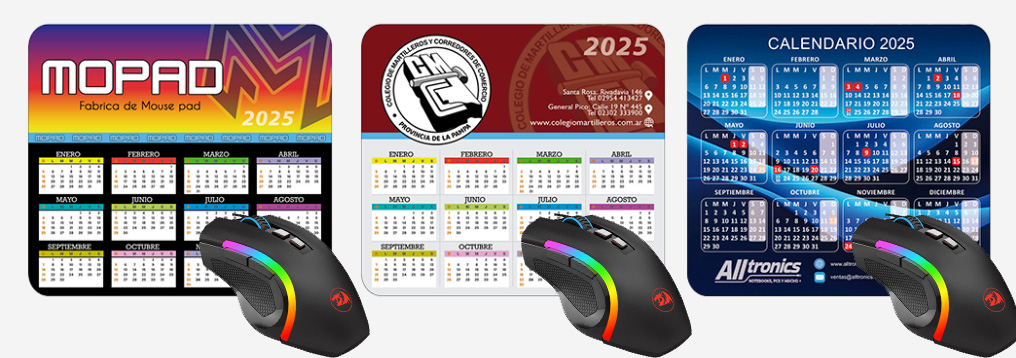 Mouse pads con diseño personalizado